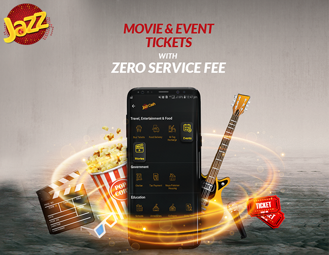 JazzCash has Partnered with EasyTickets