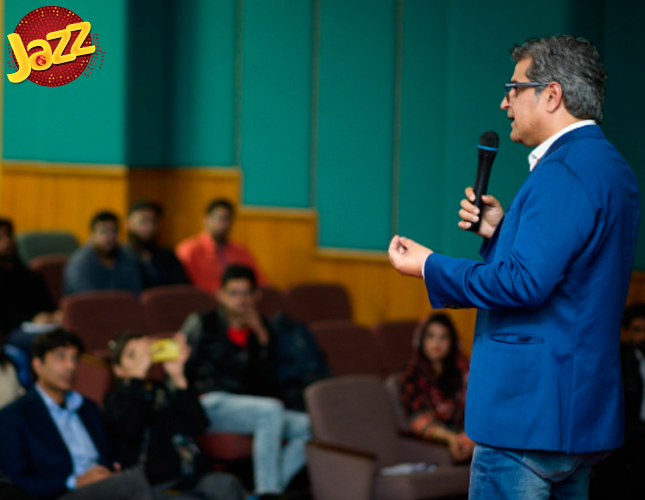 Speaks at FAST and  Bahria University